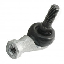 SQ-M10 Metal Rubber Male Thread Dia 10mm L-Shape  Ball Rod End Bearing