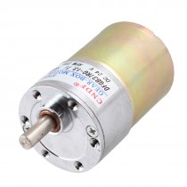 24V DC 200RPM 6mm Shaft Magnetic Electric Gear Box Motor Replacement