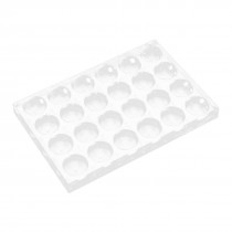 Rectangular Polystyrene 24 Well Tissue Cell Culture Cluster Plate Clear