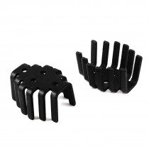 2pcs 45 x 37 x 25mm Heatsink Heat Dissipation Cooling Fin for TO-3 Package Type