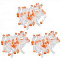 100 Pcs Plastic Covered Conical Bottom Micro Centrifuge Tubes 10ml