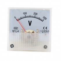 Class 2.5 Accuracy DC 0-300V Panel Gauge Voltmeter Voltage Meter