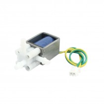 6" 2-Pin Connector 3-Outlet Gas Water Solenoid Valve DC12V 0.19A 2.28W