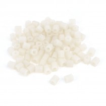 100 Pcs M3 x 6mm Nylon Insulation Hex Hexagonal Threaded Spacer Support