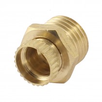 Gold Tone Air Compressor Brass Water Drain Valve 1/4 PT Male Threaded