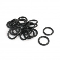 20 Pcs Mechanical Rotary Shaft Rubber Oil Seal Filter O Rings 18x2.4mm