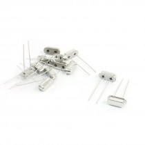 12pcs Silver Tone Metal Housing DIP Crystal Oscillator 6MHz 20PF