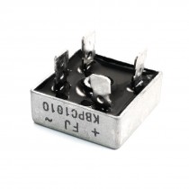 KBPC1010 10A 1000V Single Phase Square Diode PCB Bridge Rectifier