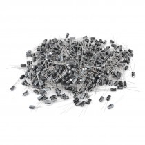 1000 Pcs 5mm x 7mm 100UF 16V Polarized Radial Electrolytic Capacitor