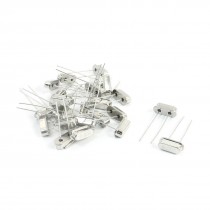 24PCS Metal DIP 2 Pins Low Profile Quartz Crystal Oscillator 6MHz 20PF