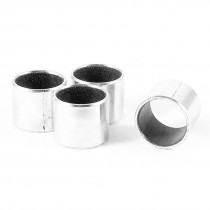 4pcs Silver Tone Self Lubricating Metal Plain Bearing Sleeve 12mm x 14mm x 12mm