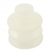 41mm x 44mm Silicone Waterproof White Bellows Vacuum Suction Cup Sucker