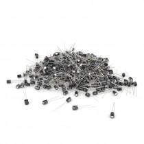 1000 Pcs 5mm x 5mm 100UF 10V Polarized Radial Electrolytic Capacitor