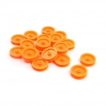 20Pcs Orange Plastic DIY Belt Drive Gear Pulley for RC Toy Car Airplane