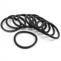 10Pcs 47mm x 39mm x 4mm Mechanical Black Rubber O Ring Oil Seal Gaskets