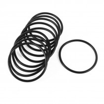 10PCS 63mm x 3.5mm Auto Black Rubber O Rings Oil Seal Sealed Gaskets Washers