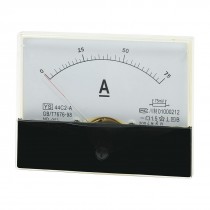 YS44C2-A DC 0-75A Fine Tuning Dial Current Tester Panel Meter Ammeter