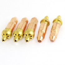 Model Injection Torch Type Copper Acetylene Cutting Nozzle 5 Pcs