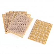 10 Pcs FR-4 Single Side Prototype Paper PCB Universal Board Breadboard 5x7cm