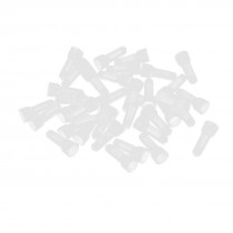 CE1X 22 18AWG Wire 7 x 17mm Plastic Crimp Closed End Cap Connector 30 Pcs