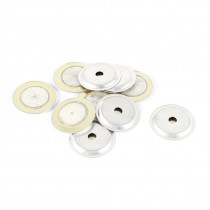 10 Pcs Electronic 27mm Piezoelectric Aluminium Copper Buzzer Film Gasket
