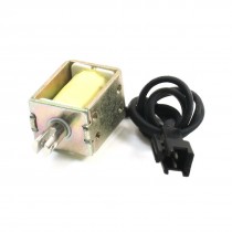 DC48V 0.12A 5.76W 100g/4mm Push Type Open Frame Solenoid Electromagnet