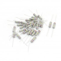 2W 270K Ohm Axial Leading Type Carbon Film Resistors 4.5mm x 15mm 30 Pcs