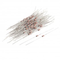 100 Pcs 11V 1/2W Glass Sealed Zener Diodes Voltage Stabilizer