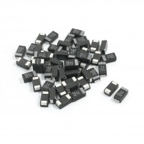 50Pcs SMT SMD 6032 Case C 22uF 25V Black Chip Tantalum Capacitors
