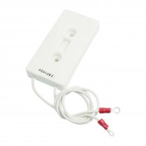 31cm Long Wire 5mm Hole Dia 80W 40Ohm Ceramic Wirewound Cement Resistor