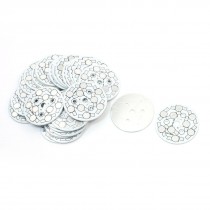 30PCS 49mm Circle Aluminum PCB Circuit Board for 1W/3W 9LED in Series