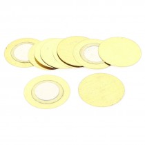 10 Pcs Electronic Components 20mm Piezoelectric Copper Buzzer Film Gasket