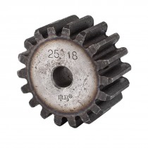 Gray 10mm x 50mm x 25mm Module 2.5 18 Teeth Metal Straight Spur Gear Wheel