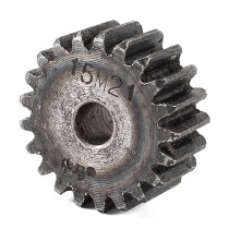 Gray 8mm x 34mm x 15mm Module 1.5 21 Teeth Metal Straight Spur Gear Wheel