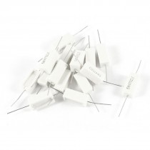 15 Pcs 5W Watt 470 Ohm 5% Ceramic Cement Power Resistor White