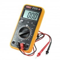 LCD Display AC DC Voltmeter Ammeter Digital Multimeter DT9205 w Test Probe