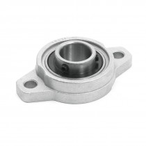 Insert 17mm Dia FL003 Metal Two Bore Pillow Flange Block Bearing