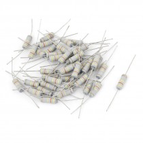 40 Pcs Carbon Film Resistors 2W 430K ohm 65mm Long