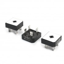 3 Pcs Black One Phase Diode Bridge Rectifier Metal KBPC1510 1000V 15A