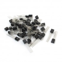 50Pcs PCB Board S8050 30V 700mA Through Hole TO-92 NPN Transistors