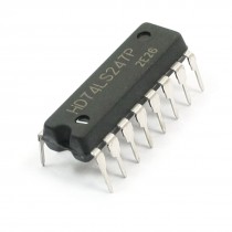 SN74LS247N 2.54mm 16 Pin DIP BCD Seven Segment Decoders Drivers IC Chip