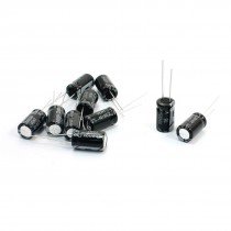 10pcs 17mm x 10mm 4mm Lead Pitch 1000uF 16V Electrolytic Capacitors