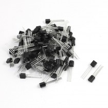 100PCS S9013 40V 500mA 3Pin Terminals PNP Silicon Transistor