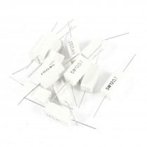 15 Pcs 5W Watt 12 Ohm 5% Ceramic Cement Power Resistor White
