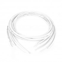 5 Pcs 3Ft 1mm Dia Heat Shrinkable Tube Wire Sleeve Shrinking Tubing White