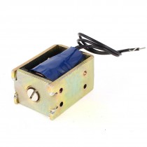 SDO-0837S-24V32 5mm Stroke Open Frame Solenoid Push Type Electromagnet DC 24V