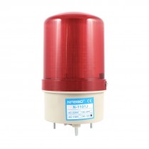 Industrial 105-110dB Buzzer Siren DC 12V Red LED Warning Light Signal Tower Lamp