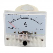 0-5A Sqaure Fine Tuning Dial Panel Ampere Meter Amperemeter