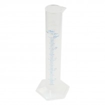 Transparent Plastic Graduated Cylinder 25ml 0.25 milliliter Lab Test