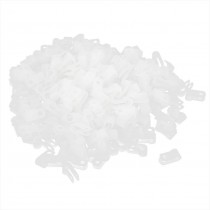 500 Pcs 10.4mm Plastic Wire Cable Hose Tube Mounting Fixing R Clamp Clip